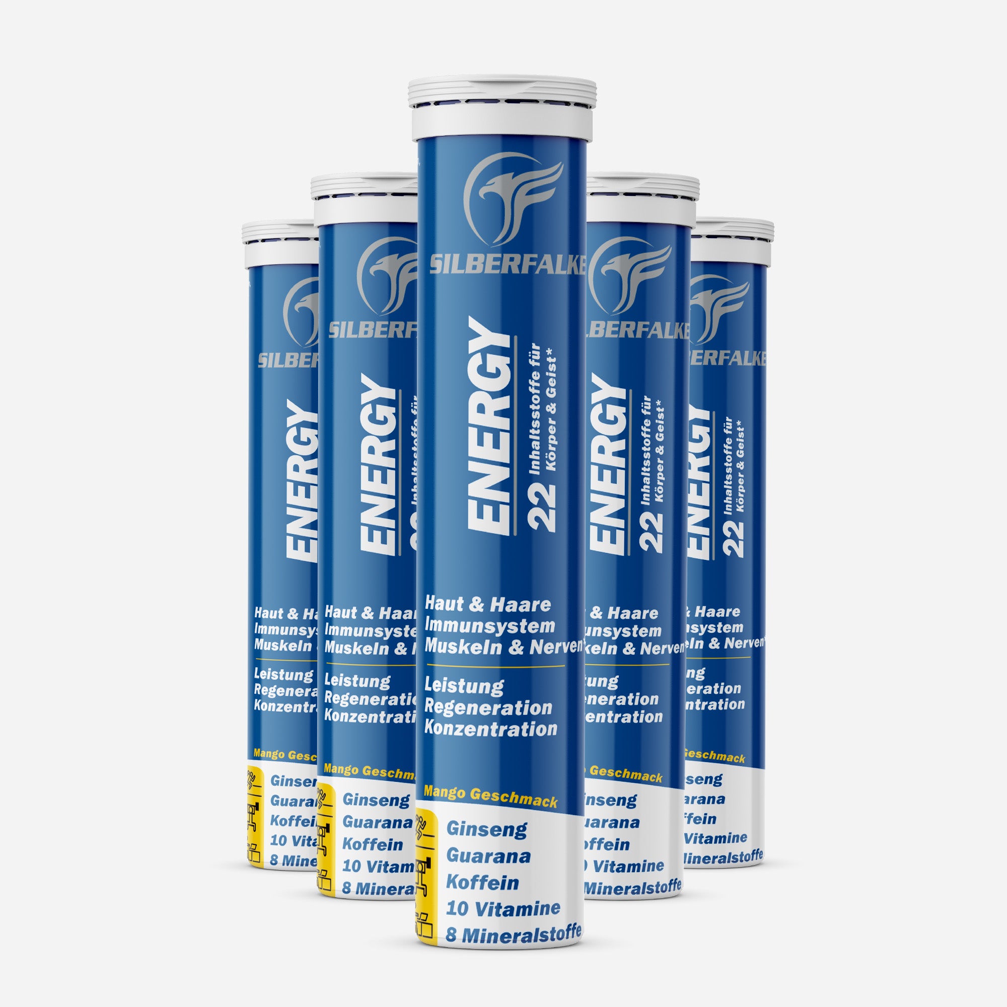 Energy Brausetablette Probierpaket - Mango